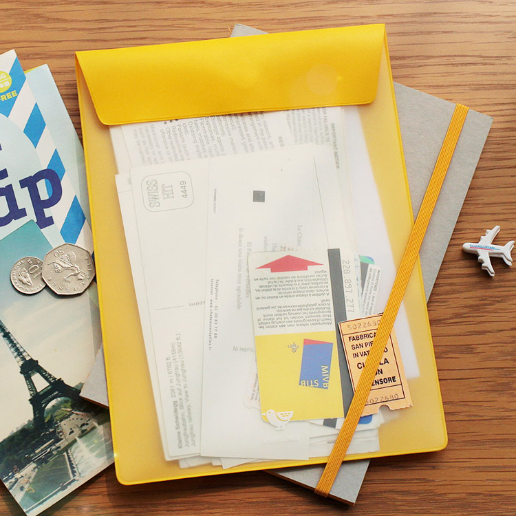 2NUL Bird A5 color file folder pouch