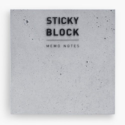 Appree Concrete pattern large sticky memo notes