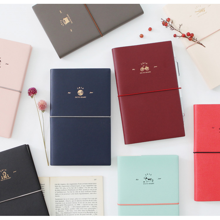 2016 Wanna This Pictogram life medium dated diary scheduler
