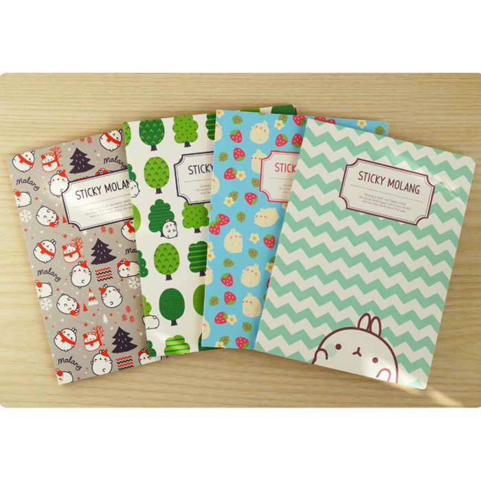 Bookcodi Molang cute pattern sticky memo note