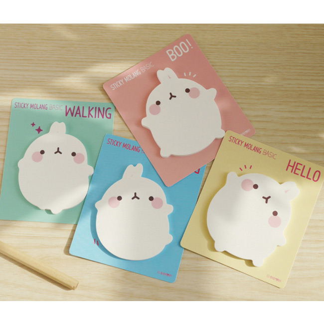 Bookcodi Molang basic cute sticky memo note