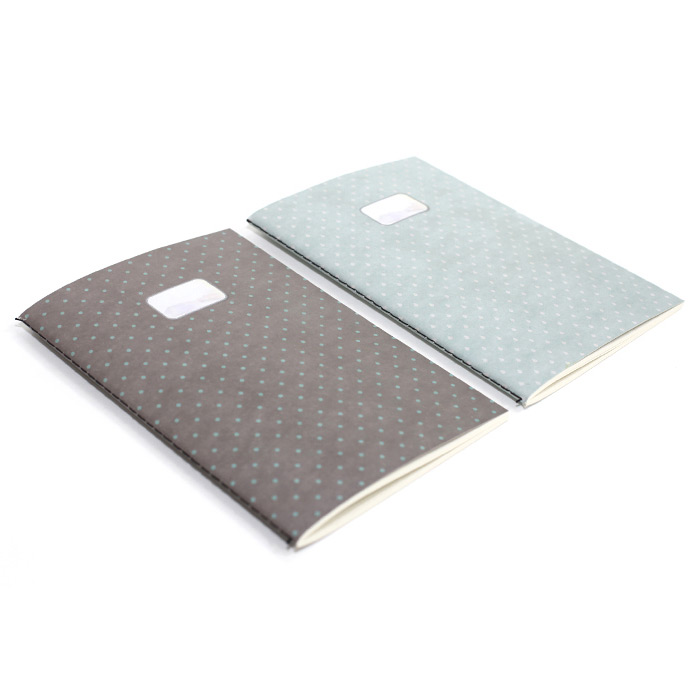 Page25 Natural and Pure pattern A5 plain notebook