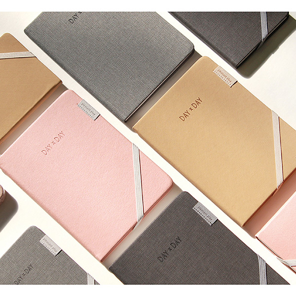 PLEPLE Day by Day large lined and grid notebook