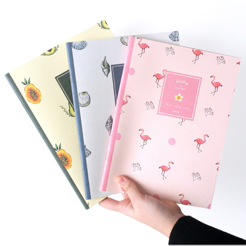 Dash and Dot Make today better aloha lined notebook