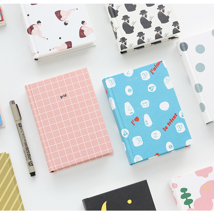 Livework Cute illustration hardcover small lined notebook type A