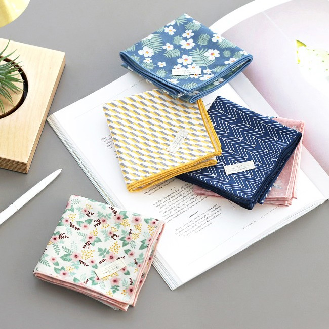Iconic Comely pattern cotton handkerchief hankie