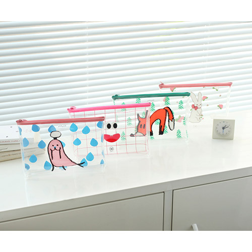 Livework Clear zip lock pouch bag