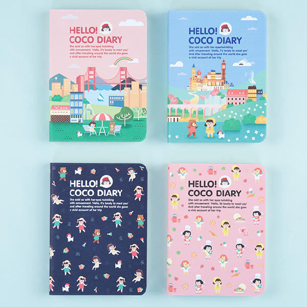 2017 Ardium Hello coco weekly dated diary scheduler