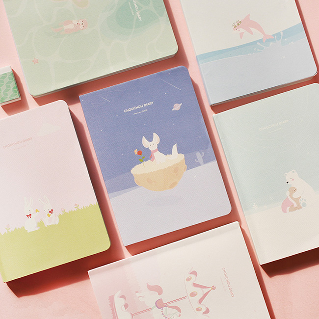 2017 Pleple ChouChou cute illustrations dated diary scheduler