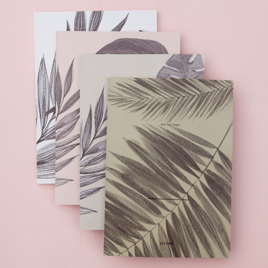 Jstory Slow and simple monthly undated planner notebook