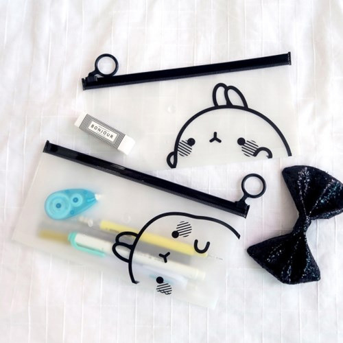 Bookcodi Molang zip lock medium pouch