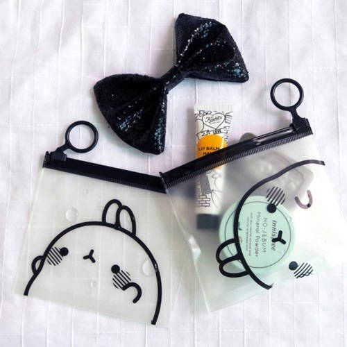 Bookcodi Molang zip lock small pouch