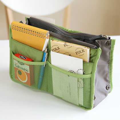 Multi purpose Dual Bag in Bag - apple green