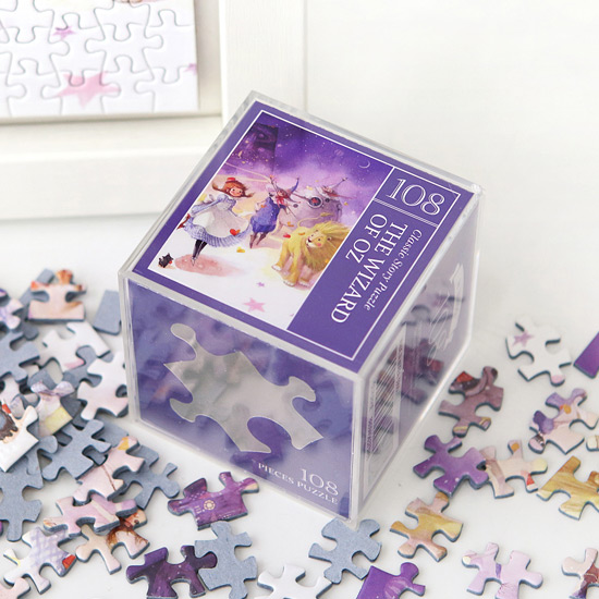 The wizard of OZ 108 piece jigsaw puzzle - Purple