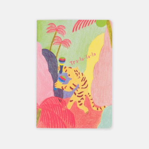 TRA LA LA LA sewn bound small lined notebook