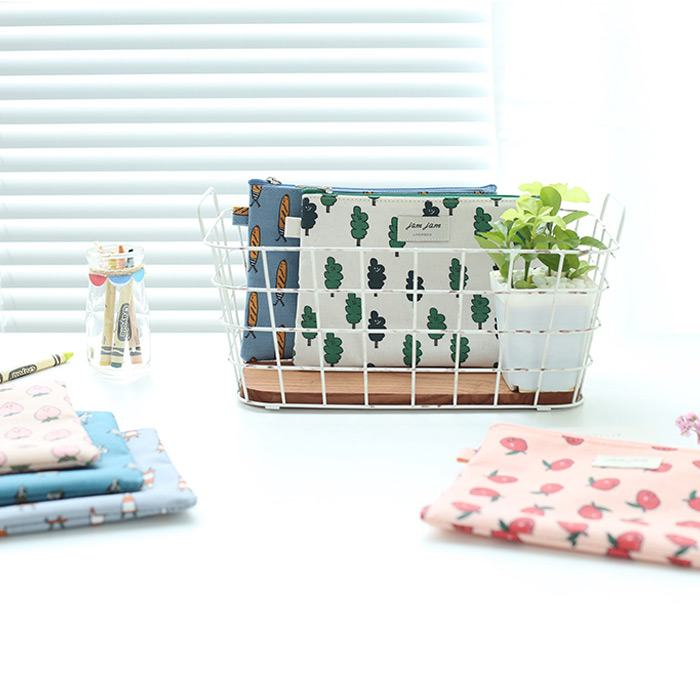 Jam Jam cute illustration pattern zipper pouch