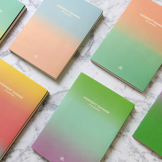 Midnight summer undated weekly diary scheduler