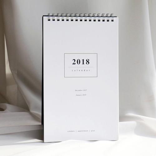 2018 A tous moments spiral bound desk calendar