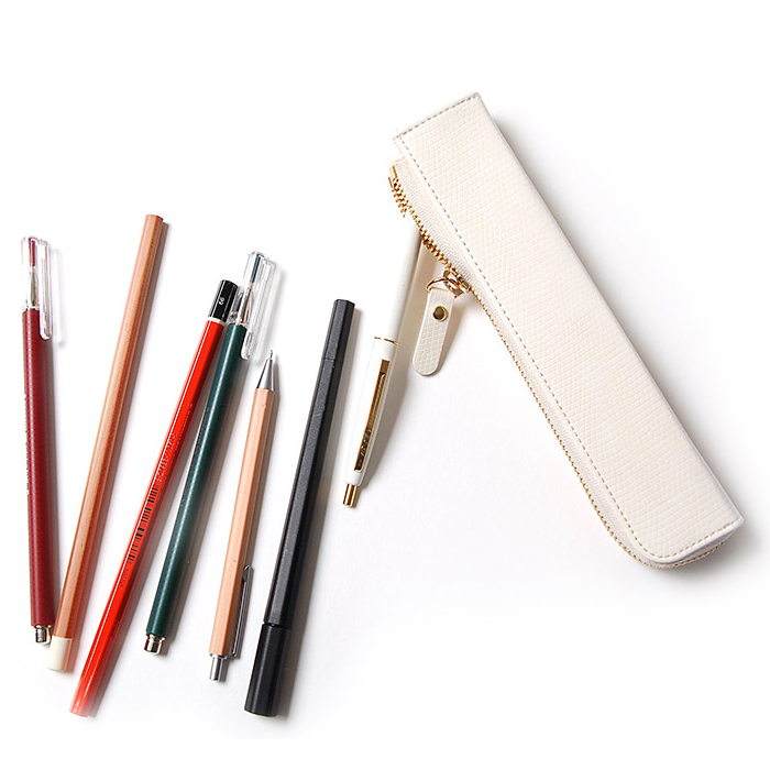 Simple compact zipper pencil case Simple compact zipper pencil case