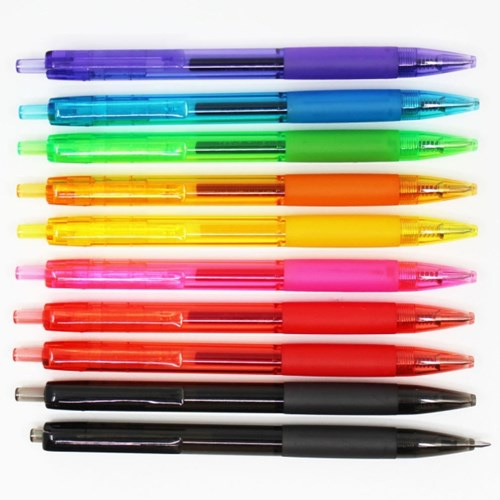 Colorful knock retractable color gel pen set 0.5mm