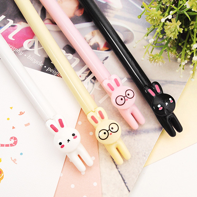 Rabbit black gel pen 0.5mm