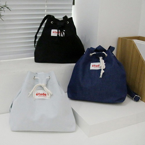 Etude daily cotton bucket bag