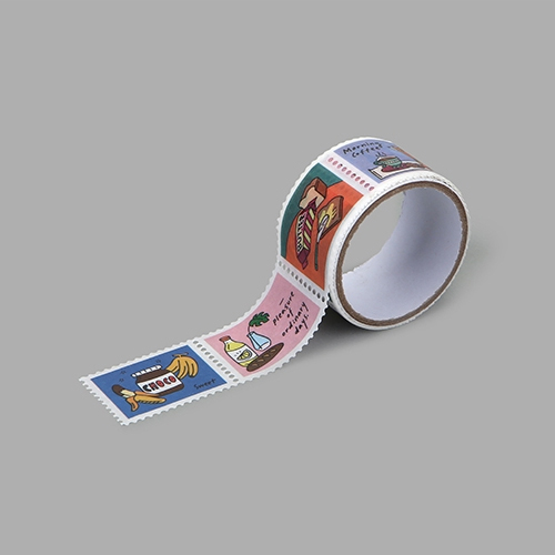 Good morning deco single stamp masking tape