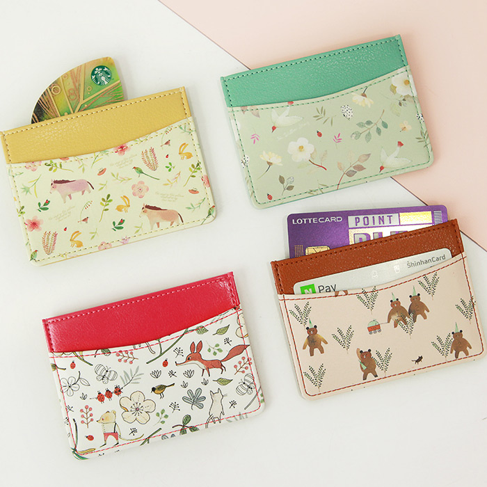 Willow story pattern flat card case holder ver2