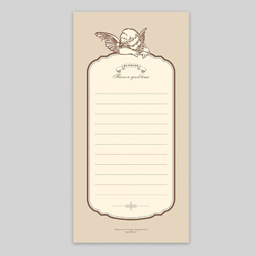 Have a good time angel lined notepad