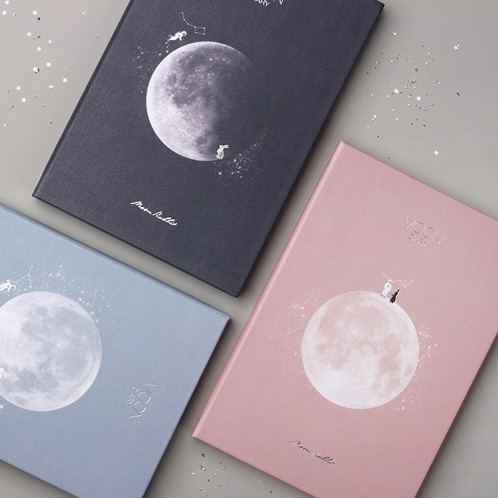 Moon rabbit hardcover undated weekly diary planner