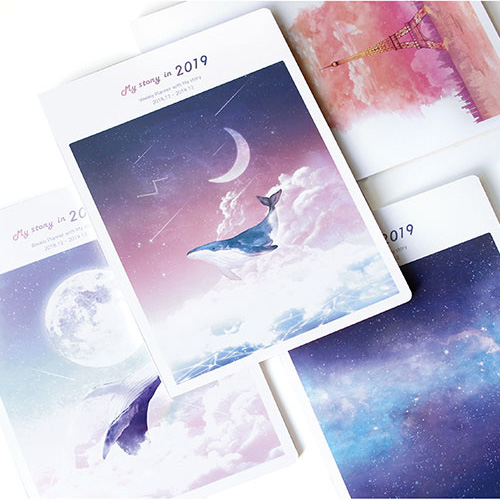 2019 My story large dated weekly planner scheduler