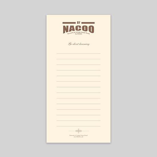 By nacoo dreaming simple lined notepad