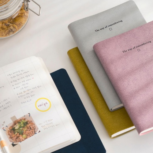 The way of remembering 3 type grid notebook