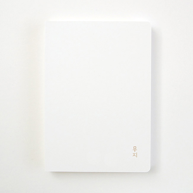 Eeden Design Simple W A5 Plain Blank Soft Cover Notebook