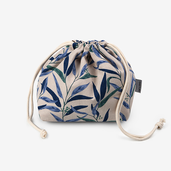 Dailylike Nicholii oxford cotton bucket drawstring pouch