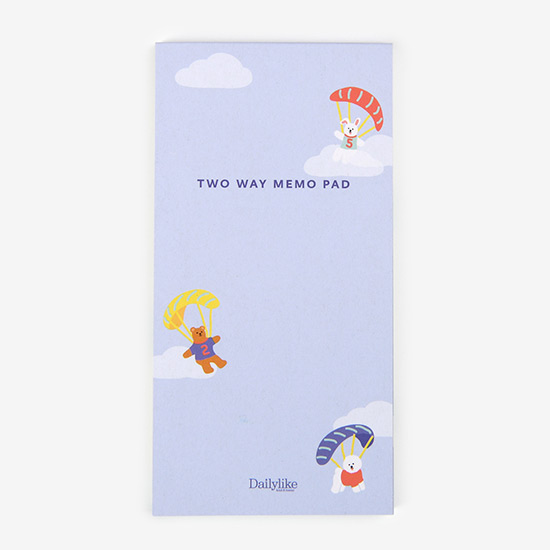 Dailylike Travel animal two way memo writing notepad
