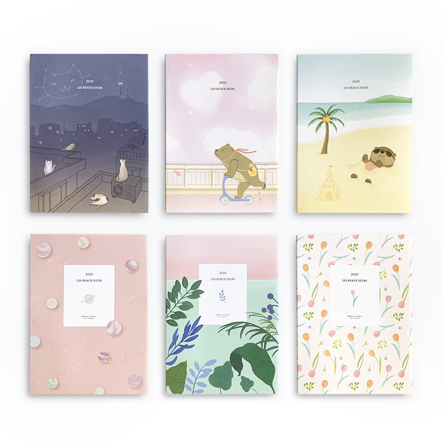 O-CHECK 2020 Les beaux jours dated weekly diary plan
