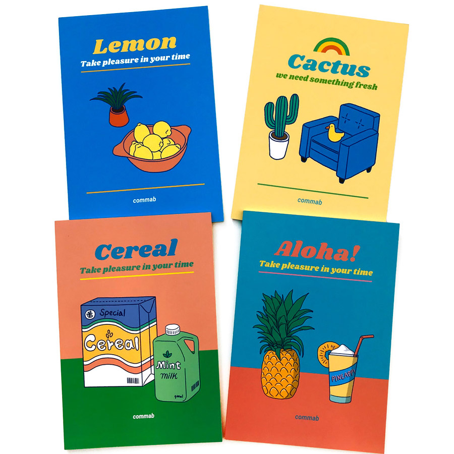 Design Comma-B 2020 Retro mood dated monthly diary planner