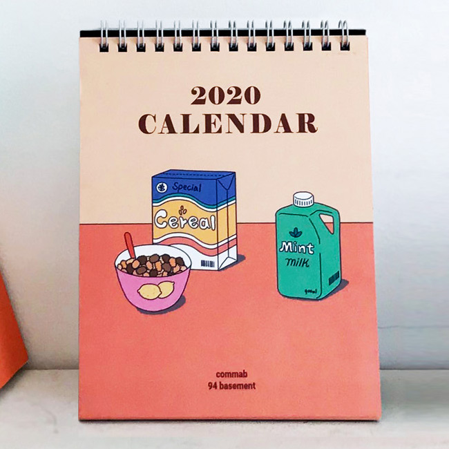 Design Comma-B 2020 Today standing monthly desk calendar