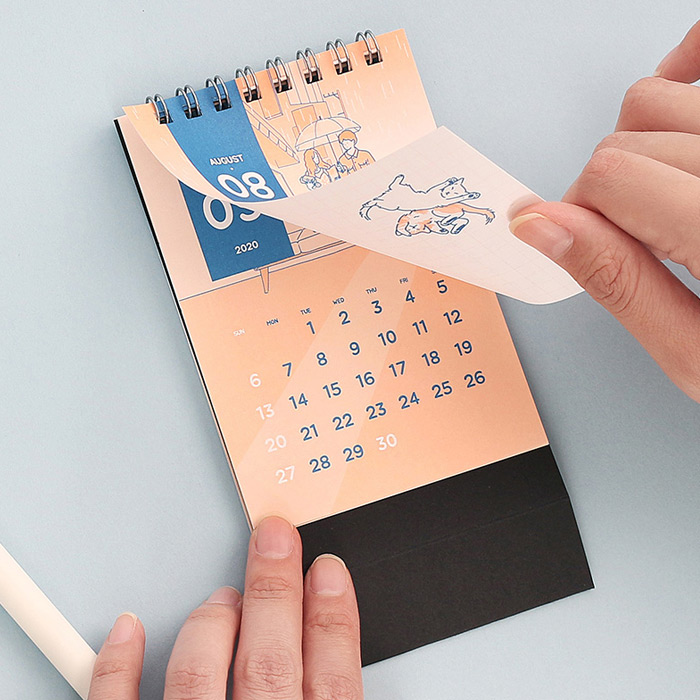 Wanna This My 2020 mini monthly standing desk calendar