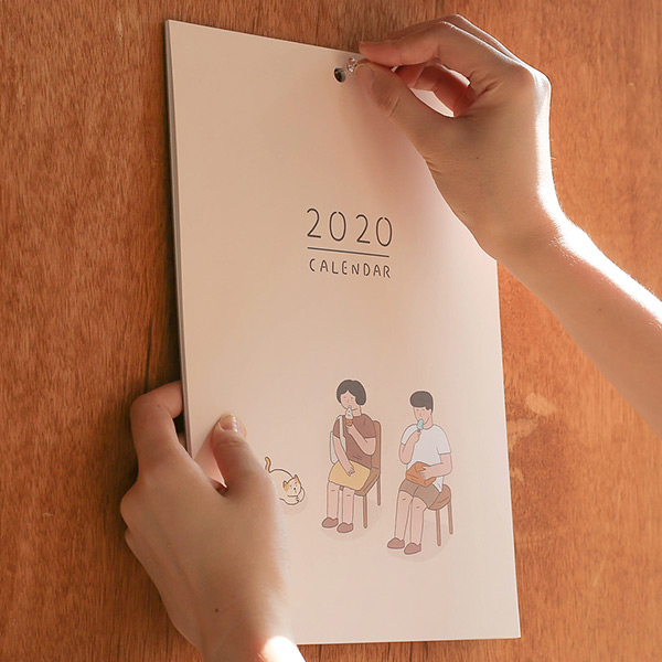 Indigo 2020 Monologue monthly wall calendar
