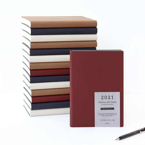 Indigo 2021 Official soft dated monthly diary planner