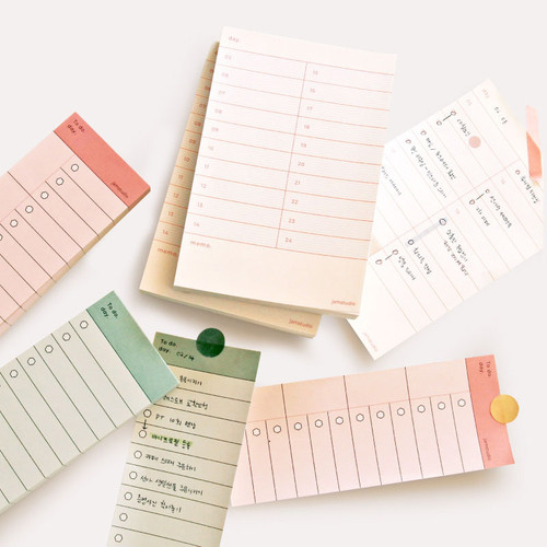 Jam Studio Daily Memo Timetable To Do List Notepad