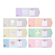 BT21 Minini Sticky Bookmark Notepads Set