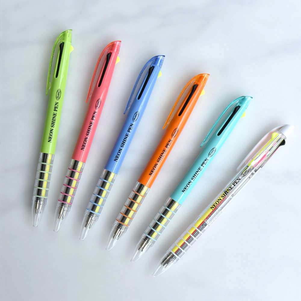Play Obje Neon Shine 3 Multiple Colors Gel Pen