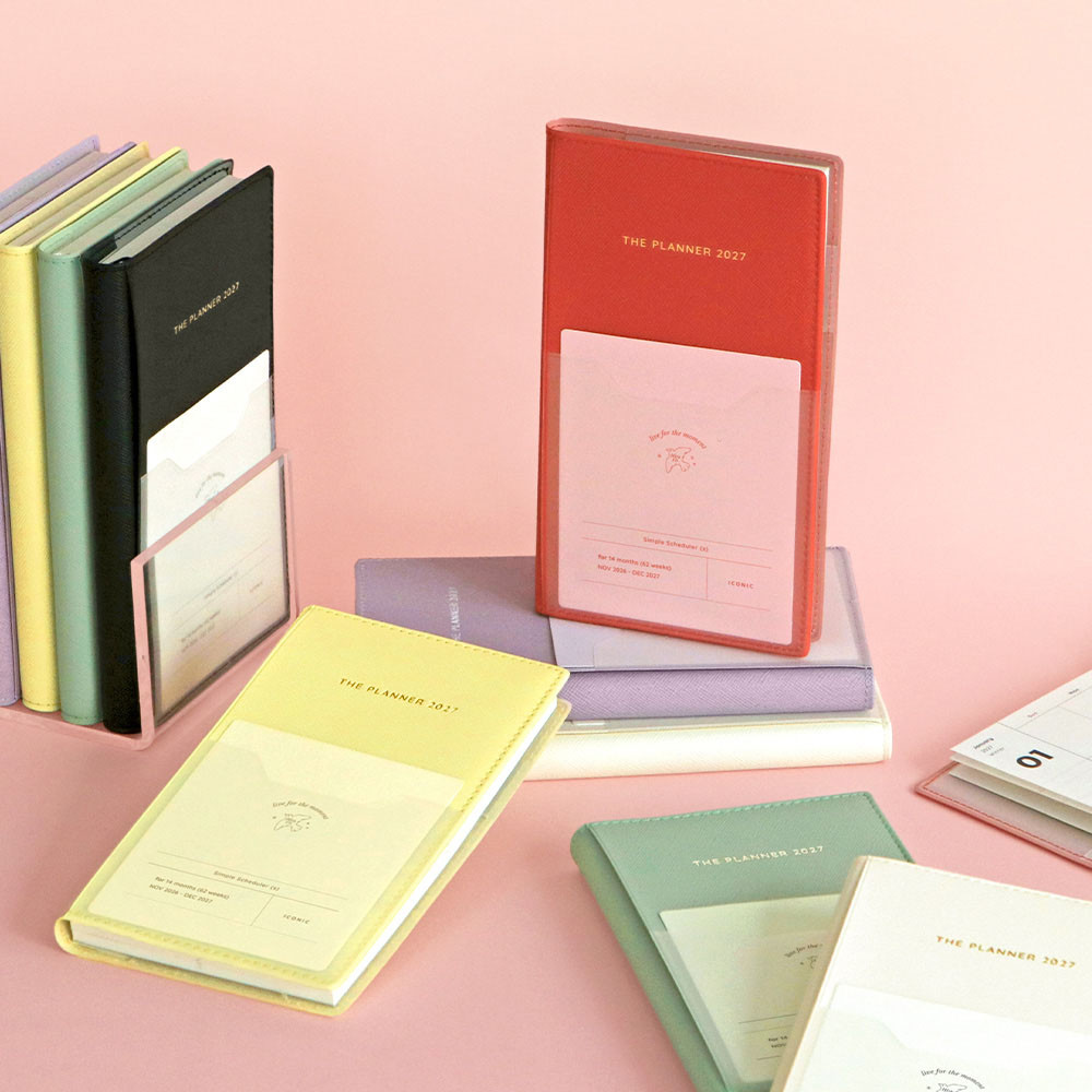 2027 Simple Small Dated Weekly Planner Diary