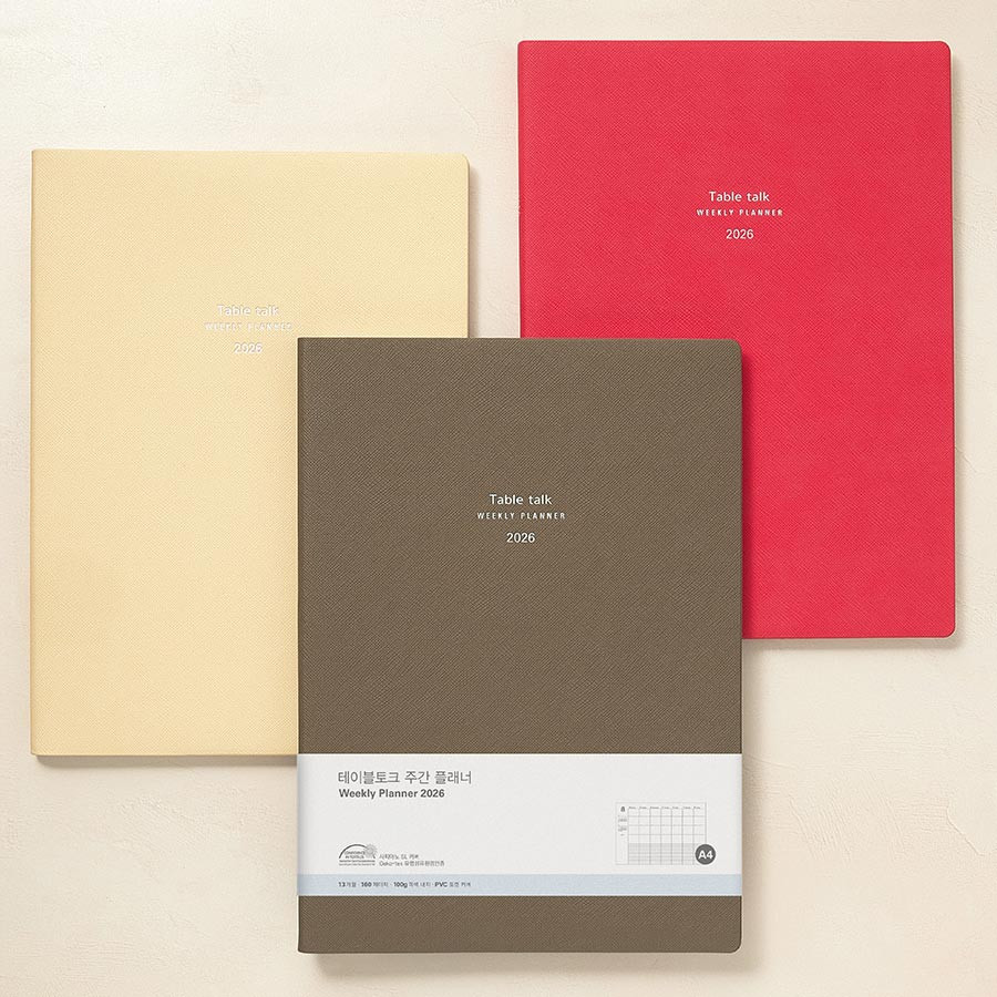2026 Table Talk A4 Dated Weekly Planner