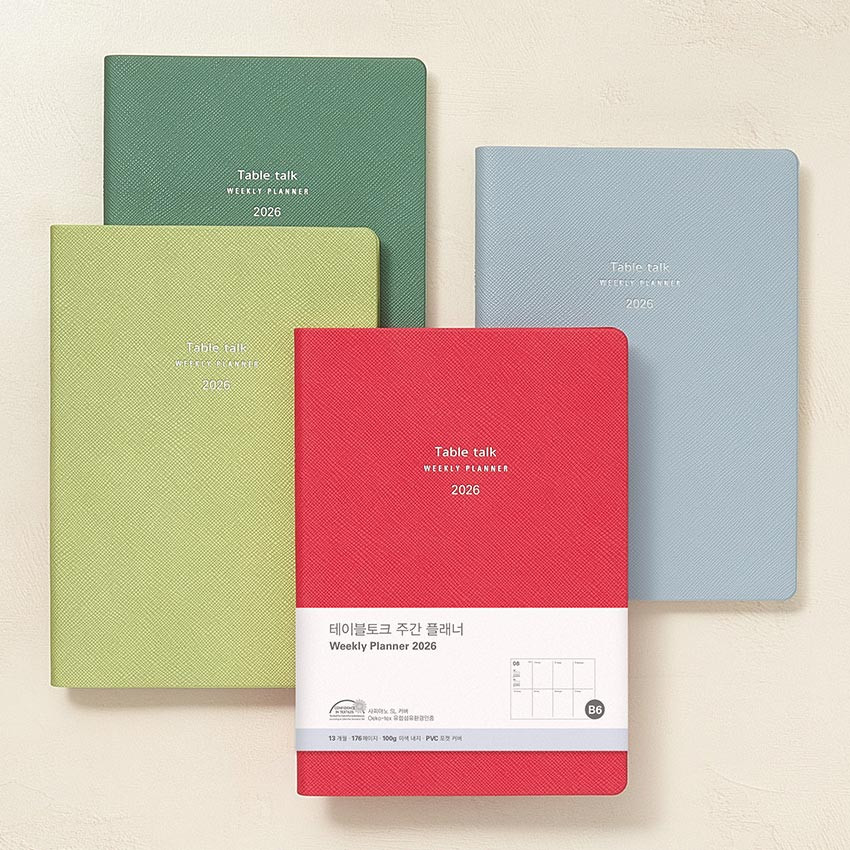 2026 Table Talk B6 Dated Weekly Planner