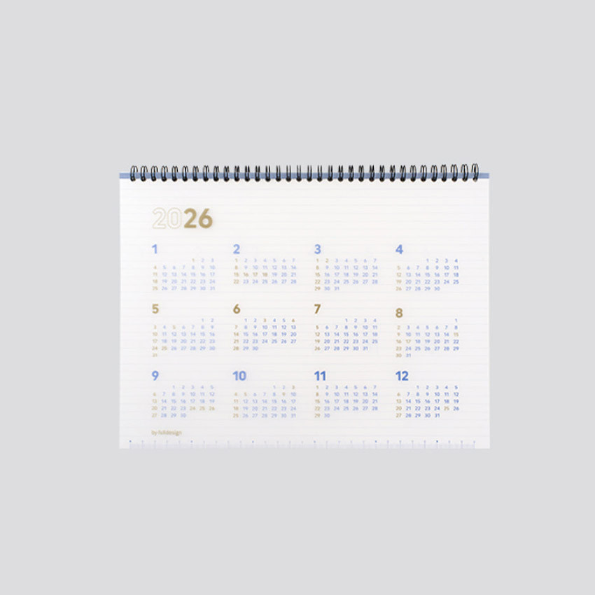 2026 Second A4 Wide Dated Weekly Planner
