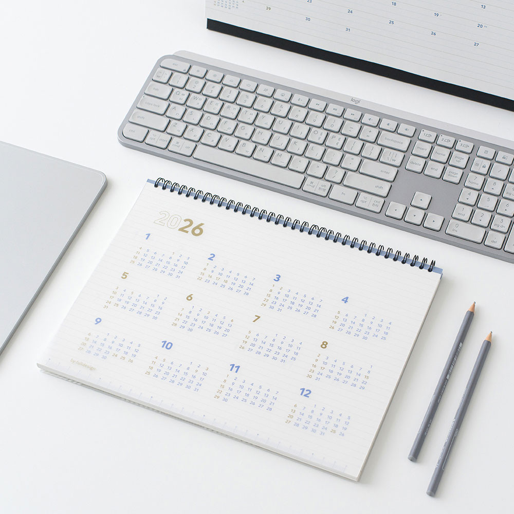 2026 Second A4 Wide Dated Monthly Planner